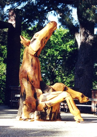 'Pegasus Rising' Sculpture at the Austin Gray Centre.